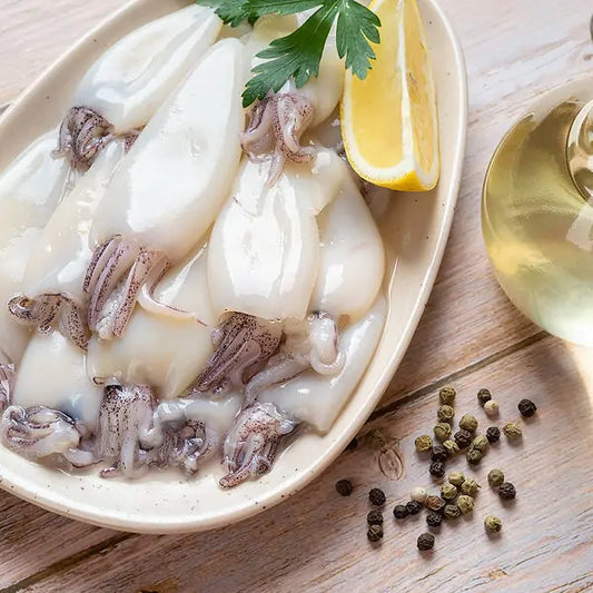 Frozen Squid ( Cleaned & Frozen ) 1 kg