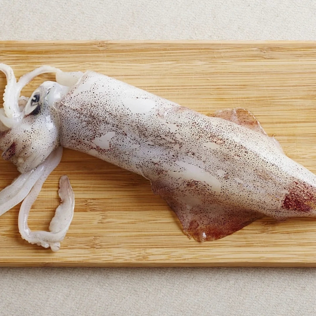 Frozen Squid 1 kg Cleaned Pack